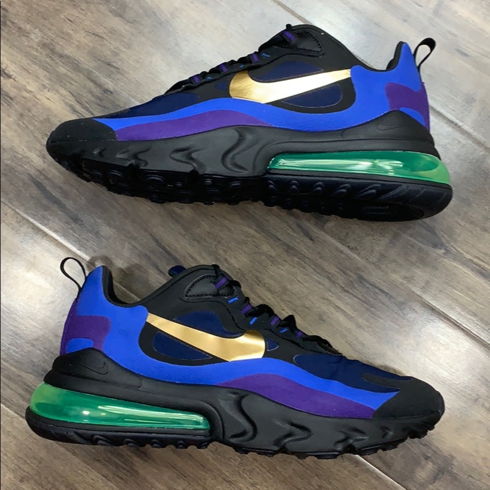 NIKE AIR MAX 270 REACT black/university gold - Picture 6 of 16